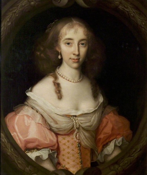 somanyhumanbeings:John Michael Wright, Magdalen Aston, Lady Burdett (1669)