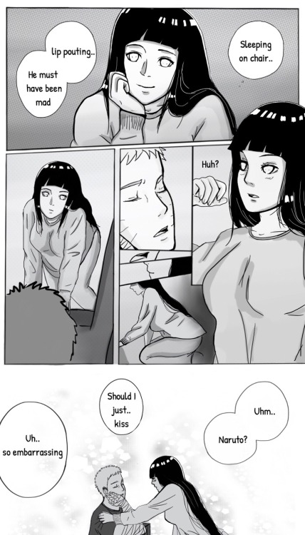 shidosstuff:  NH doujinshi part 1  Thank you all for your patience :) I finally finished this one, after 2 weeks of hating my drawings and hating myself  Yay! I’m so happy :)  So, the idea was, that Hinata always waits for him to come home.. And he