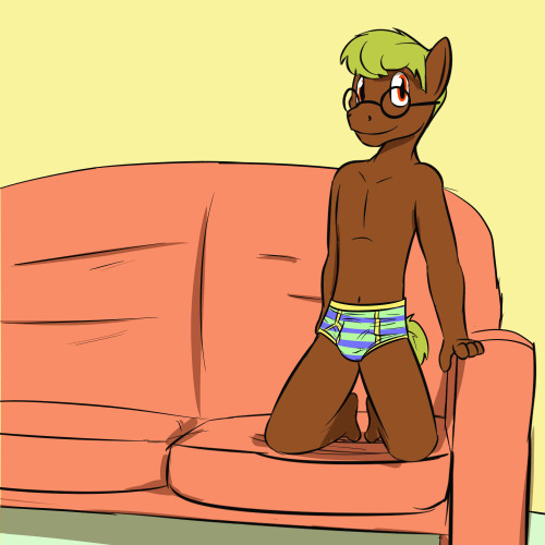 Cameron modeling a cute pair of briefs