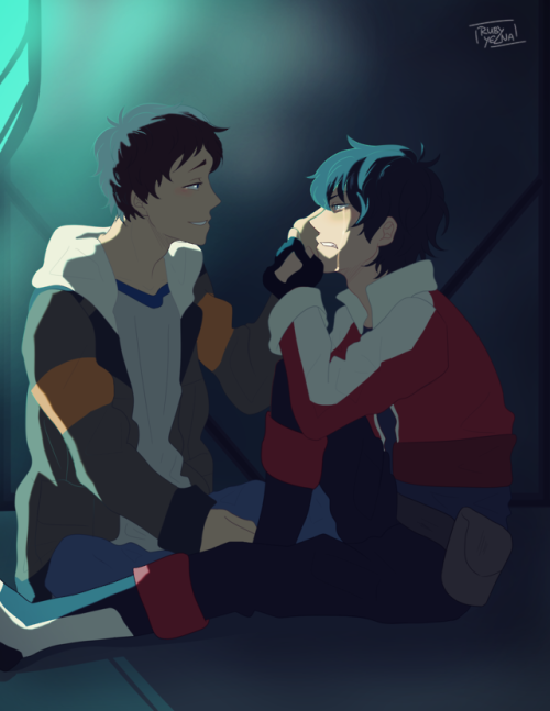 this was one of my drawing for the Heliotrope Klance Zine, which I forgot to post here ;__;I’l