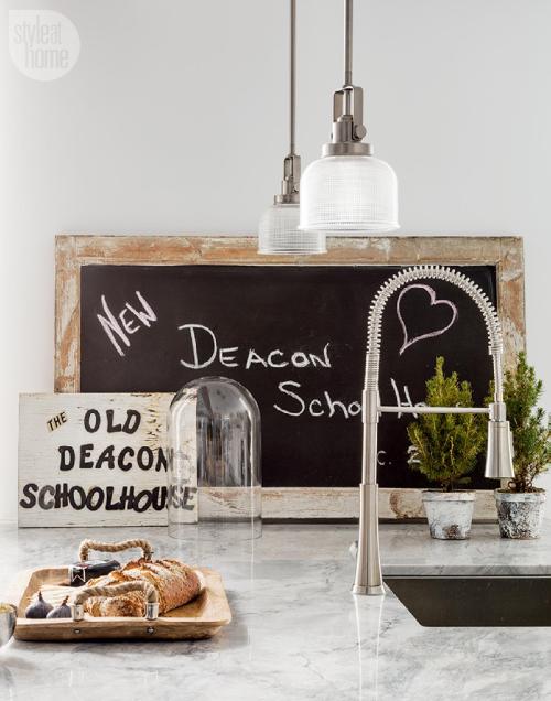 Rustic decor accessories {PHOTO: Donna Griffith}
Tour the entire home here: http://www.styleathome.com/homes/interiors/house-tour-converted-heritage-schoolhouse/a/59106#