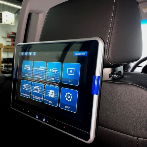 Check out this gorgeous rear seat entertainment system in a 2019...