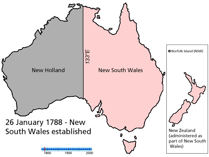mapsontheweb:  Australia’s Colonies and Terrortories 1788-2000 