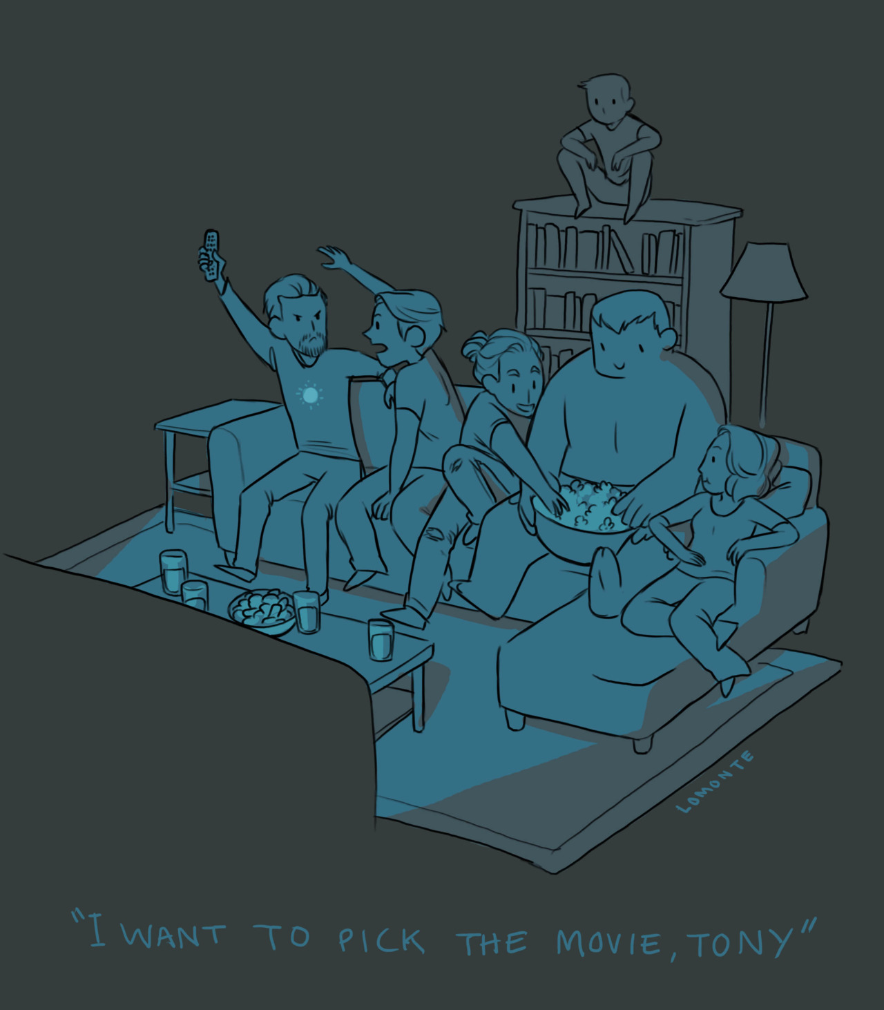 deerstalkers-and-fezzes:  takshammy:  Movie Night  i relate to hawkeye on an emotional