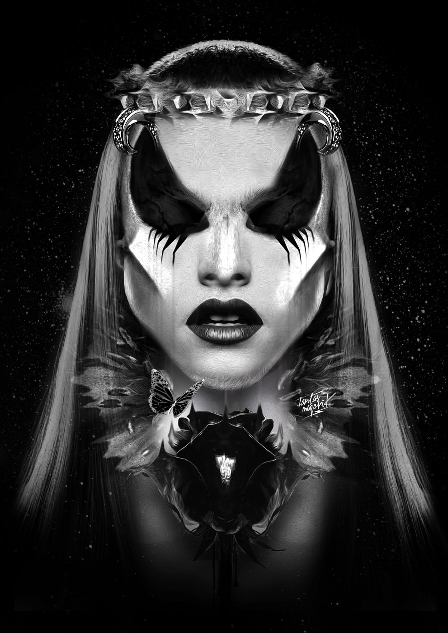 artagainstsociety:  Dark Queen II by Obery Nicolas