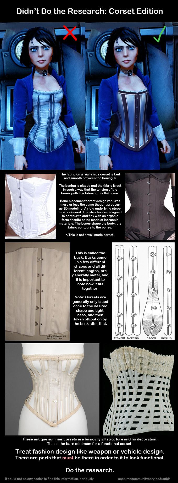 costume design community service — [full size] AKA, How Corsets Work 101  Even if