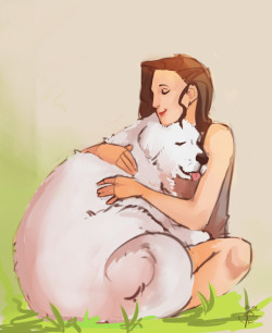 sango-bluewolf:dog moms!