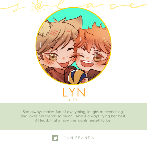 CONTRIBUTOR SPOTLIGHT Up next is our artist Lyn! She always make fun of everything, laughs at everyt