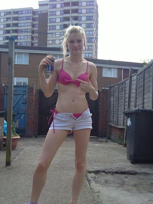 chavhumiliation:  Hottest day of the year, so here’s some chavs in the sunshine! 