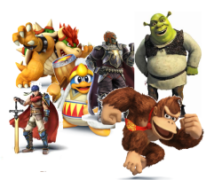 fudgeshark:  Smash 4, Heavyweight Characters