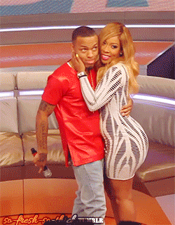 so-fresh-so-thick:  Bow Wow &amp; K.Michelle      She is so fine !