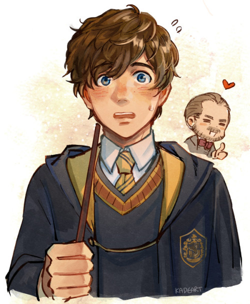 kadeart: 10 points to Hufflepuff because Mr.Scamander is so cute