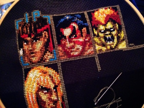 My Xstitch tekkers are getting pretty sweet