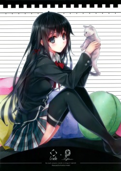 abaslev:  cradle misaki kurehito neko seifuku