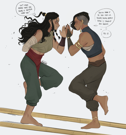 cookiescr:Raya and namaari dancing tinikling and making it a competition