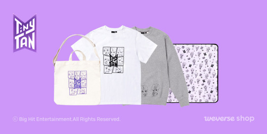 New #TinyTAN Official Merch Every Month✨ For October, we have fashion items, plushy cushion blankets, adorable pouches, and...