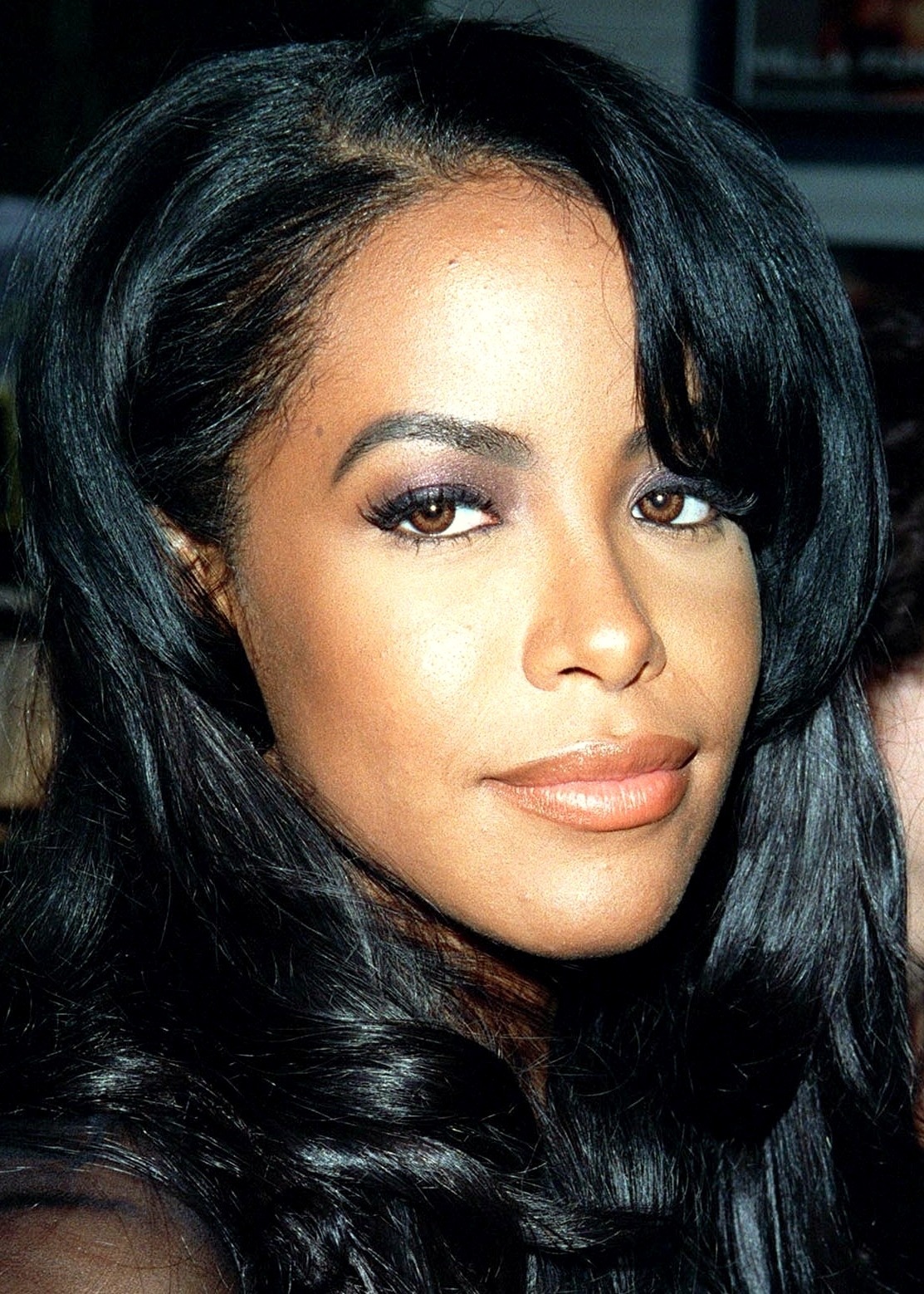 Beautiful Afrikan Queens — Aaliyah attending the signing of her self ...