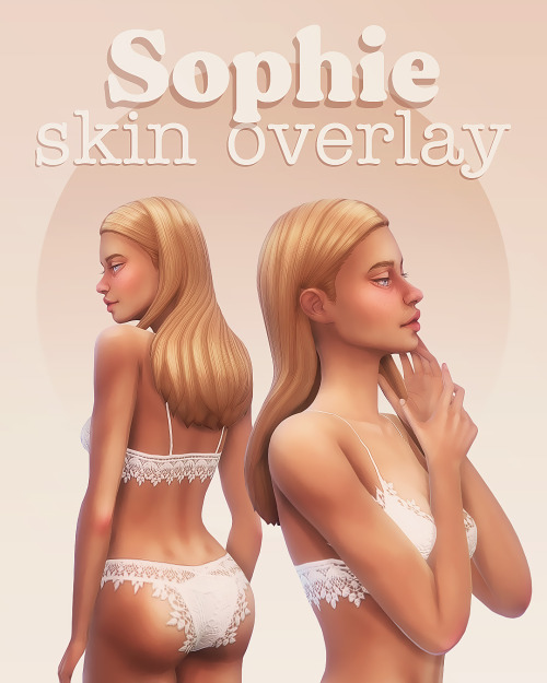 Sophie skin & body blush Hello! New skin overlay ~ athletic, features defined abs, back muscles 