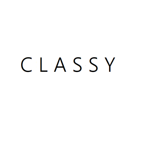 made-of-star:  C L A S S Y
