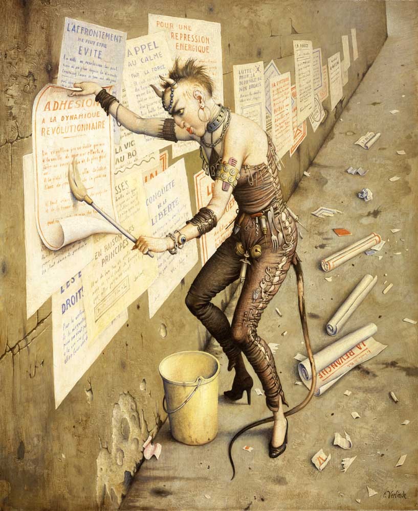 pixography:  Claude VerlindeClaude Verlinde is a French painter who works in the