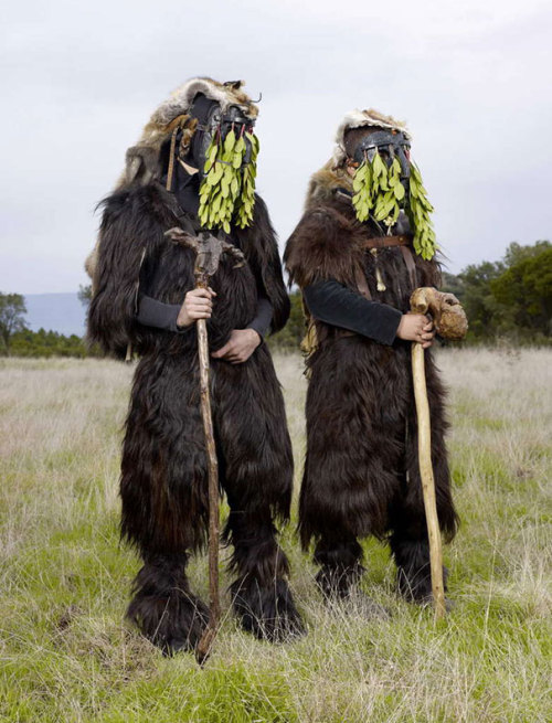 odditiesoflife:Still-Practiced Pagan Ritual CostumesThese are not your average Halloween costumes. F