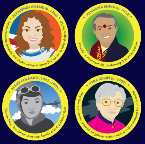 inappropriatelyadorable:Awesome women in STEM (science, technology, engineering, math) fields!Edit (