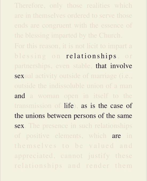 firstfullmoon:obsessed with padraig ó tuama’s poetry erasure of the vatican’s statement on same-sex 