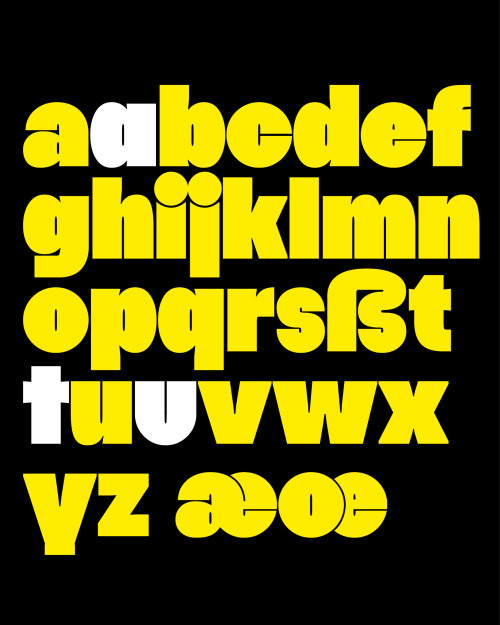 Hanje started as an experiment which explored the questions whether a typeface could have a maximum 