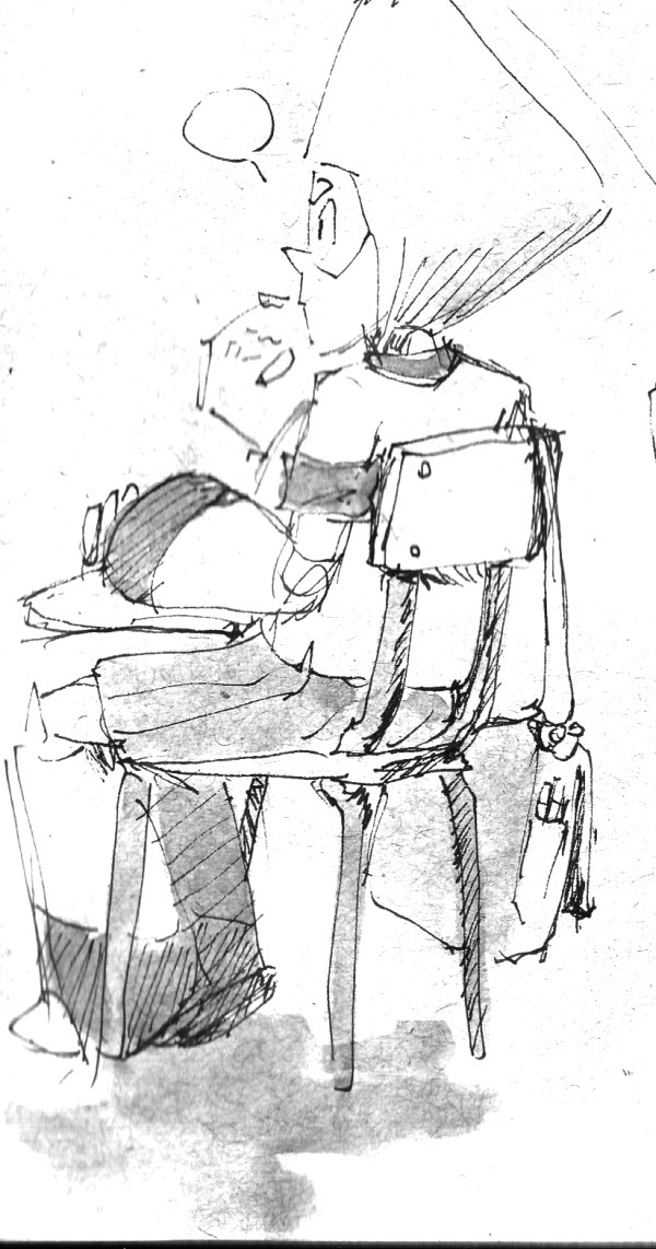 mimicartblog:i was drawing peridot at class, then i got bored so i drew some classmates