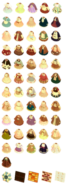 56 Dresses and 7 Other Patterns for ACNL