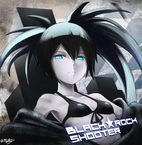 Fan art of the one and only Black Rock Shooter… The anime is a decade old now!For any newcome