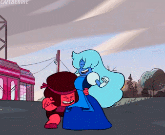 I love the fact that all the Rubies are rough little nuggets with eachother and that its like a common banter between themIt makes it so much sweeter now that we can see how GENTLE our Ruby is  when she’s with Sapphire