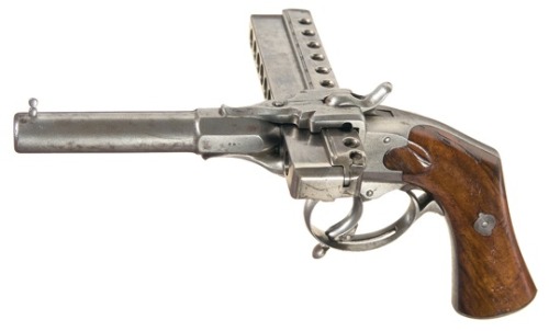 The Jarre Harmonic pistol,During the 1800’s there were many attempts to create pistols that co