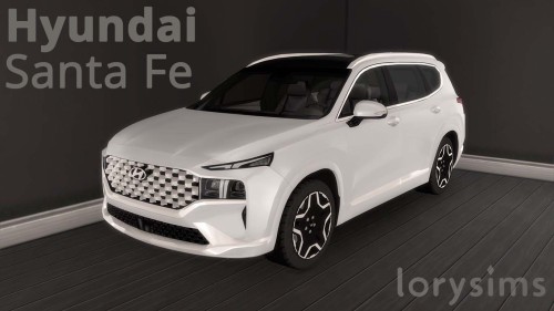 2021 Hyundai Santa Fe by LorySims Screenshots by @moderncrafterThe Adventurous Compact SUV CAR POLYC
