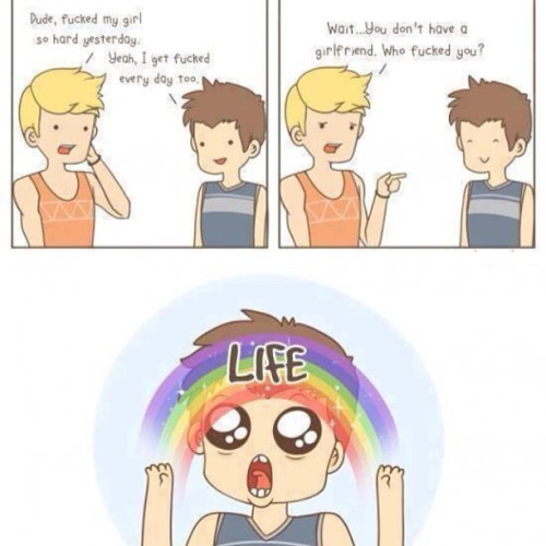 Porn Pics So fuckin true -_- #life #truth  #rainbow
