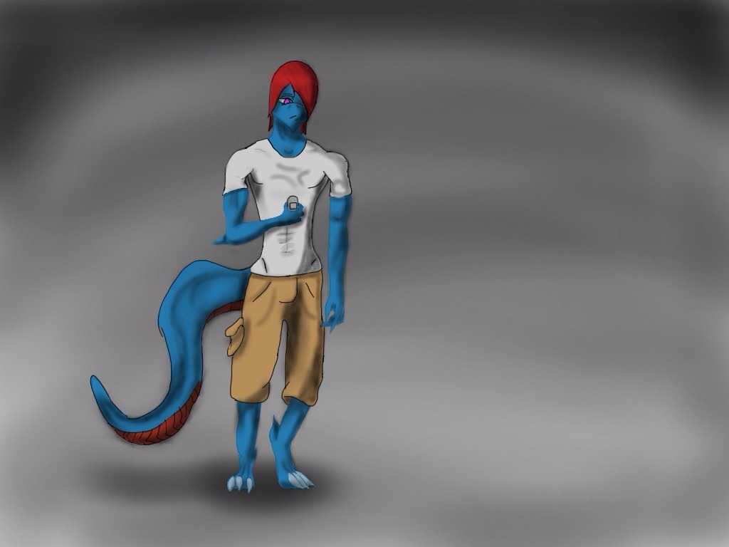 Working on my shading, and on the character development of Arkaitz.