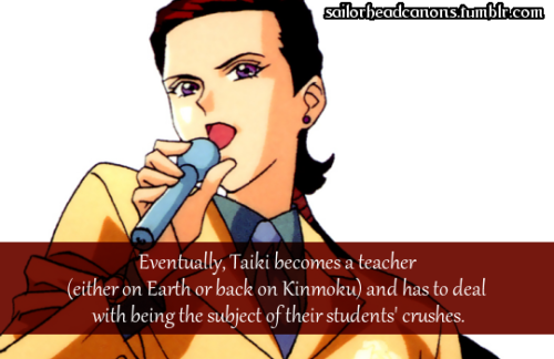 Eventually, Taiki becomes a teacher (either on Earth or back on Kinmoku) and has to deal with being 