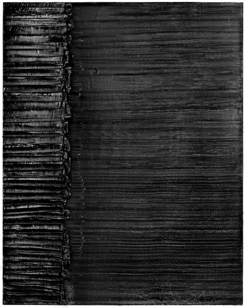 Pierre Soulages (French, b. 1919, Rodez, France) - Juillet, 2013 Paintings: Acrylics on Canvas