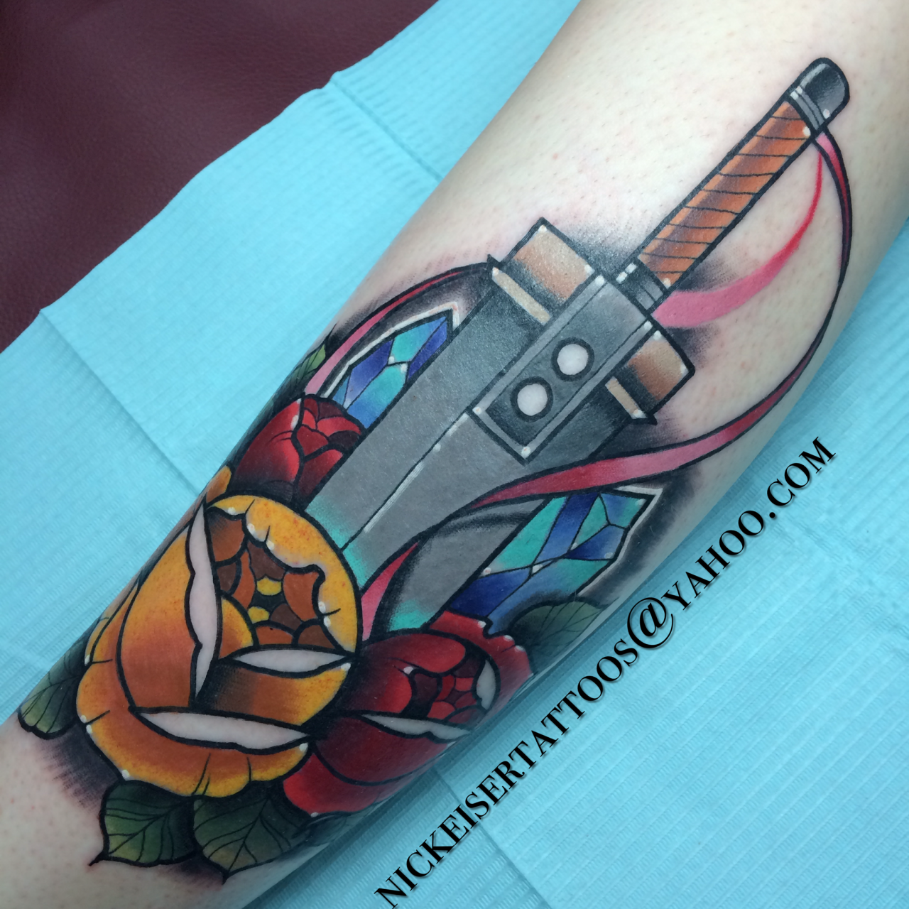 Tattoo uploaded by miamelleo  The Buster Sword by Jason James Smith   Tattoodo