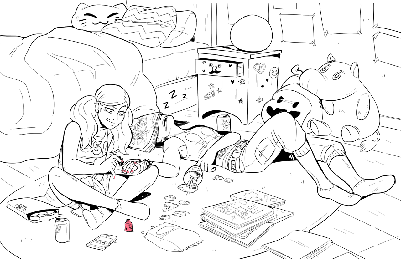 retrokinetics:a recent commission of my faves for toriewink on twitter   💅