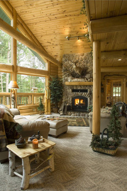 chillypepperhothothot:  Log Cabin by Golden