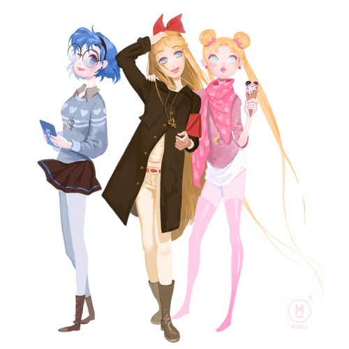 mokeydraws:One of the Final pieces for my Sailor moon Tribute Zine!