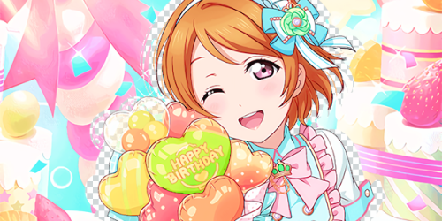 ❥ 01.17 | happy birthday, Hanayo ☆ﾟ.*・