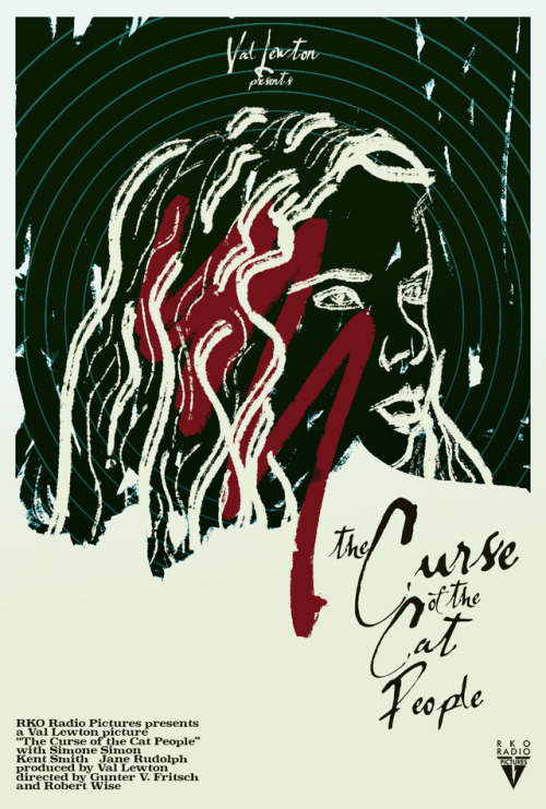 THE CURSE OF THE CAT PEOPLE dir. Robert Wise, Gunther von Fritsch Design/Illustration: DRW.mov/Drew 