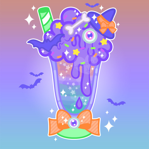☆ s p o o k y  f l o a t ☆I&rsquo;ve started a kawaii float series and decided to design a creepy cu