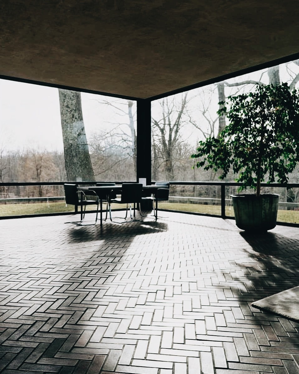 just-good-design:  Glass House. Philip Johnson architect. Photo: @amandakirkpatrickphoto