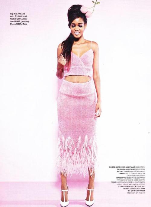 devoutfashion:
“ “Candy Girl”, Marihenny Rivera for Cosmopolitan South Africa July 2014
”