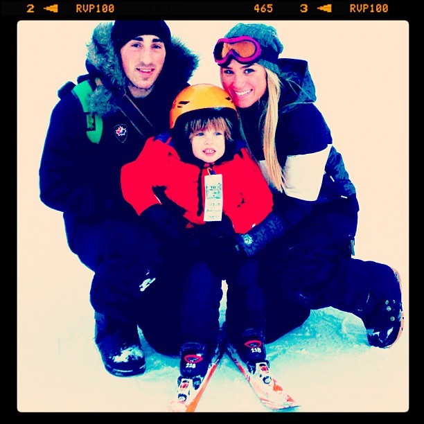 Atlantic Division forward Brad Marchand's wife, Katrina Sloane and News  Photo - Getty Images