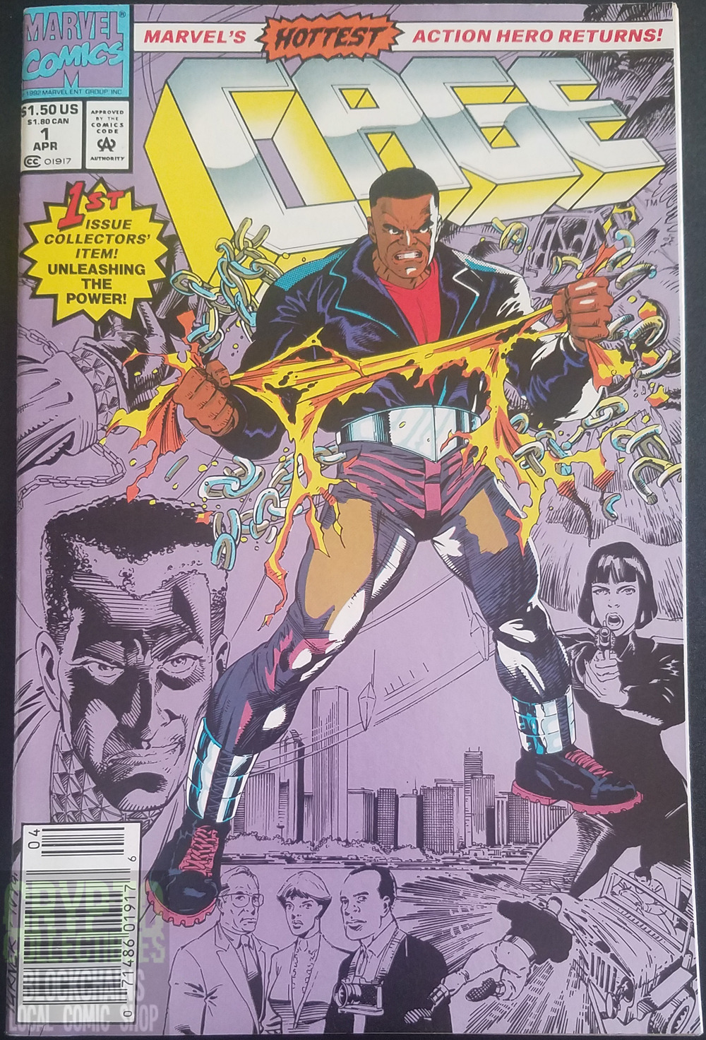 Cage 1 (April 1992) by Marvel Comics Luke Cage is