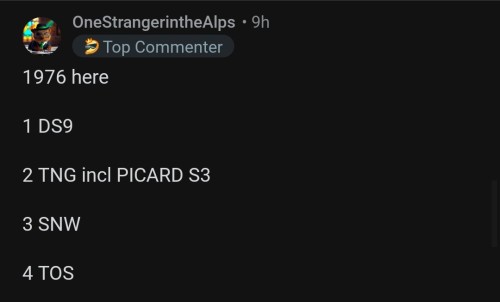 Crying Because I Was On The Star Trek Subreddit And I Saw Someone Ask This
